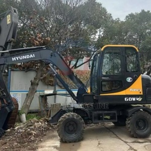 Excavadora de Ruedas Usada Hyundai 60WVS de 6 Toneladas de Alta Calidad |   Motor de Oruga de Alto Rendimiento Confiable en Venta - Product Image 6