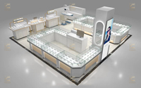 Vitrine Moderne et Tendance pour Lunettes, Couleurs au Choix, pour Magasin de Lunettes, Supermarché, Centres Commerciaux