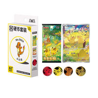 Boîte de pièces de monnaie officielle 151 Scarlet & Violet, pièces de monnaie de collection, Pi Ka Chus TCG, kit d'accessoires exclusif pour collectionneurs, scellé