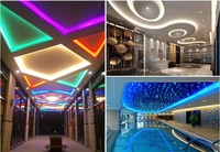Bande LED SMD 5050 110V 220V 8-10W, Ruban LED en Silicone Étanche Multicolore, Vente en Gros Usine pour la Décoration