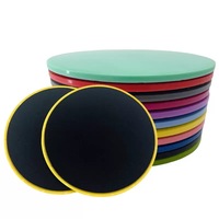 Discos Deslizantes Dobles AB Slider para Ejercicio Funcional, Discos Deslizantes para Abdominales, Equipo de Gimnasio, Fitness, Discos Deslizantes de PU