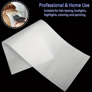 Wanmei 50 unidades de papel de algodón perlado reutilizable para teñir el cabello, para mechas y permanente, directamente en la <span class=keywords><strong>espuma</strong></span> del <span class=keywords><strong>tinte</strong></span>, para peluquería - Product Image 6