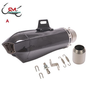 Tubo de Escape Universal para motocicleta, Escape modificado DB Killer AK de 51mm para Moto <span class=keywords><strong>Kawasaki</strong></span> Z650 <span class=keywords><strong>Ninja</strong></span> Versys <span class=keywords><strong>650</strong></span> MT09 - Product Image 4