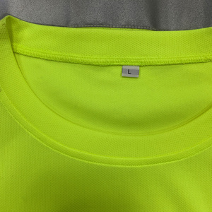 Tùy chỉnh cao khả năng hiển thị phản quang an toàn t Áo sơ mi dài tay áo người đàn ông xây dựng làm việc Áo phông với túi T-Shirts - Product Image 6