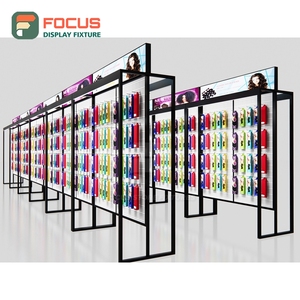 Présentoir autoportant pour extensions capillaires, étagère multi-niveaux, cadre en bois durable, unité de présentation pour magasin de perruques - Product Image 4