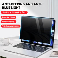 Protection d'écran d'ordinateur portable anti-espionnage de qualité supérieure de 13, 14, 15 et 16 pouces, film protecteur en acrylique anti-lumière bleue