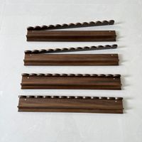 Supports et pousseurs en bois pour Mahjong, 20 pouces, festonnés avec pousseurs magnétiques, ensemble de supports de luxe en bois pour Mahjong pour le divertissement et les jeux