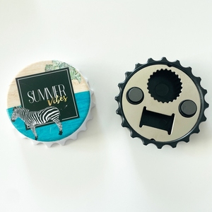 Nhà máy cung cấp tùy chỉnh thiết kế và lựa chọn màu sắc bia cap Shape Bottle Opener tủ lạnh nam châm cho khuyến mại/lưu niệm - Product Image 6