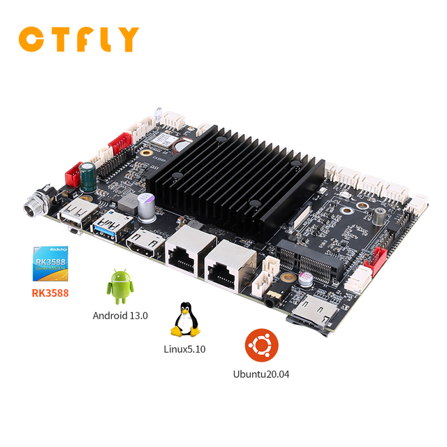 Factory Supply Rockchip RK3588 Android13 AI Development Board for Advertising Display/Medical/Industrial Control/Edge Computing