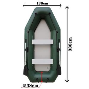 <span class=keywords><strong>Bateau</strong></span> pneumatique de pêche et de navigation léger de 3,3 m en PVC, sans colle, procédé de soudage à chaud <span class=keywords><strong>100</strong></span> %, certifié CE, pour la vie marine - Product Image 1