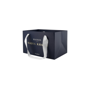 Hot bán sang trọng thường vụ Quà tặng Túi giấy cho phụ nữ biểu tượng tùy chỉnh in với Ribbon siêu thị sử dụng giấy nghệ thuật trực tiếp nhà sản xuất - Product Image 2