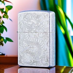<span class=keywords><strong>Briquet</strong></span> à kérosène en métal à motif <span class=keywords><strong>serpent</strong></span> Zorro original, personnalisé, minimaliste, élégant, cadeau du Nouvel An pour hommes, coupe-vent - Product Image 2