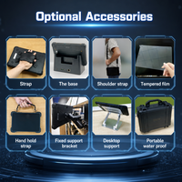 Tablette robuste CENAVA 10 pouces avec Windows OS, lecteur de carte d'identité, processeur Intel N5100, batterie 5550 mAh, lecteur d'empreintes digitales personnalisé, tablette industrielle robuste