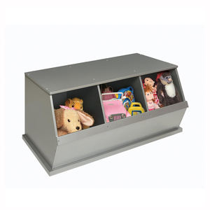 <span class=keywords><strong>Coffre</strong></span> à jouets <span class=keywords><strong>et</strong></span> boîte de rangement empilables modernes Armoire en bois pour enfants Organisateur de tubes pour jouets Chambre à coucher Salon Utilisation pour bébés adolescents - Product Image 2
