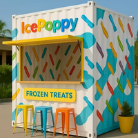 Kiosque pliable pop-up de 10 pieds pour café, bar, restaurant rapide, magasin de proximité, bureau, chariot alimentaire