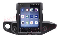 Le plus récent lecteur DVD de radio vidéo de voiture Cota-core à écran vertical tactile Android de 12.1 pouces pour Jeep Wrangler 2018-2022 avec Carplay DSP
