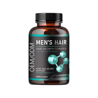 Capsules de croissance capillaire pour hommes à marque privée personnalisée – Complément naturel pour l'épaississement et la force des cheveux, bloqueur de DHT
