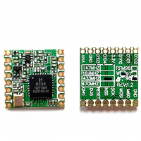 Module émetteur-récepteur RF sans fil longue portée HopeRF de qualité industrielle LoRa RFM98W-433MHz 10km, anti-interférence automobile CN/GUA