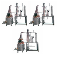 Kit de fabrication d'alcool KIMLONG 5L en cuivre rouge, alambic électrique, récipient sous pression, kit de fermentation pour brassage à domicile, 220V/110V