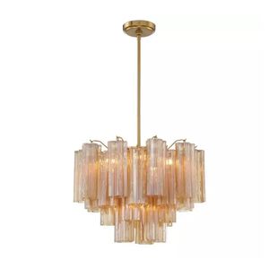 ダイニングルーム用のモダンで豪華な屋内シャンデリアハンギングライトベッドサイドガラスペンダントライト - Product Image 6