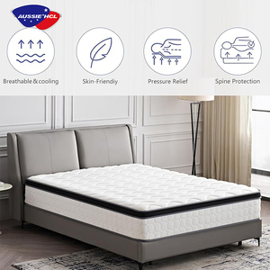 Các Tốt Nhất Cuộn Ngủ Cũng Đầy Đủ Inch Tất Cả Trở Lại Nệm De Espuma Bộ Nhớ Vua Đôi Gel Bộ Nhớ Bọt Túi Mùa Xuân Nệm - Product Image 5