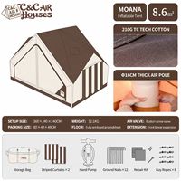 Tente gonflable pliable CC "Monet" pour camping, pique-nique et fêtes en extérieur