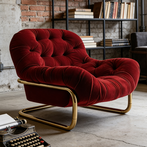 Fauteuil moderne nordique rembourré en tissu, dossier haut, accoudoirs, fauteuil <span class=keywords><strong>de</strong></span> salon, canapé confortable et moelleux, siège <span class=keywords><strong>de</strong></span> loisirs <span class=keywords><strong>de</strong></span> luxe pour la maison - Product Image 1