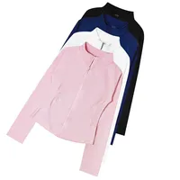 Nouvelle veste Zippy pour femmes, hauts de sport à manches longues, fermeture éclair, vêtements de sport, pilates, yoga