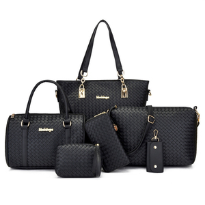 Nouvelles dames beauté épaule femmes 6 pièces grand sac à main ensembles mode sacs à main - Product Image 3