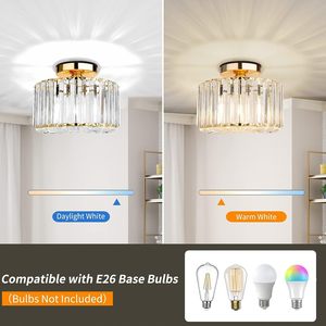 Moderna lampada da soffitto a LED in cristallo bianco latte lampada a sospensione per illuminazione camera da letto piccola illuminazione <span class=keywords><strong>plafoniera</strong></span> - Product Image 6