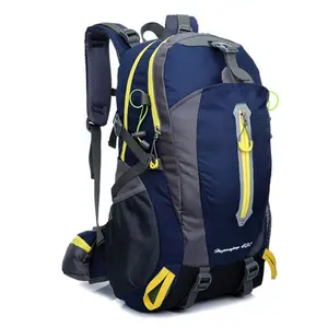 Mochila impermeável de 40l para viagem, mochila impermeável para caminhadas, acampamento, áreas externas, montanhismo