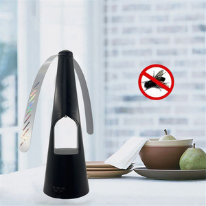 Offre Spéciale sans produit chimique <span class=keywords><strong>USB</strong></span> charge batterie électronique Portable mouches nuisibles insectifuge piège mouche des fruits ventilateur répulsif - Product Image 1