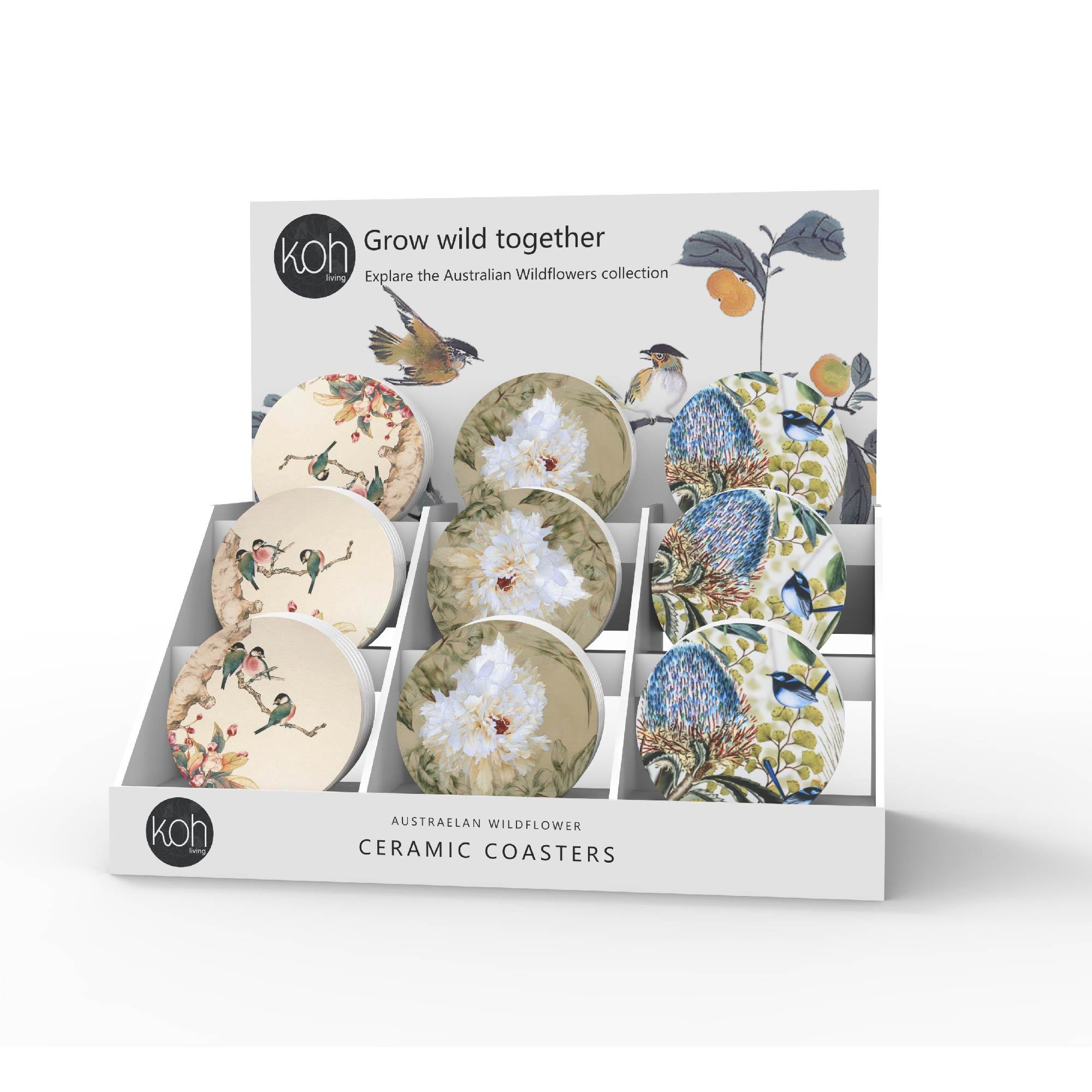 Countertop Coaster Display Rack Customizable Three-layer Acrylic Custom Logo Carton Customized Store Display Stand Polishing — view 3