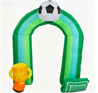 Arche gonflable sur le thème du football pour événements sportifs en plein air, décoration d'ambiance, compétition, activité, modèle gonflable