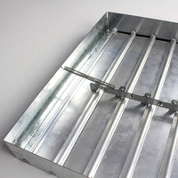 Régulateurs d'air manuels carrés en aluminium pour la climatisation avec design graphique et contrôle du volume