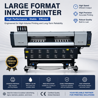 Printer Inkjet Roll-to-Roll Otomatis Presisi Tinggi 1200dpi dengan Printhead Eco Solvent Ink XP600 untuk Kulit/Flex/Egg, Garansi 1 Tahun