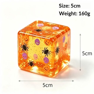 Jouet anti-stress souple en caoutchouc en forme de citrouille d'Halloween, à rebond lent et design attrayant, pour l'international, pour les 14 ans et plus - Product Image 5