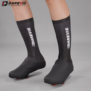 Darevie, couvre-chaussures de vélo aérodynamique imperméable et coupe-vent, antidérapant, couvre-chaussures de cyclisme imperméable - Product Image 5