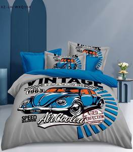 Juego de <span class=keywords><strong>funda</strong></span> nórdica de 4 piezas 3D para coche deportivo, diseño de moda, juego de cama de 4 piezas, <span class=keywords><strong>funda</strong></span> de edredón personalizada, juego de cama de 4 piezas - Product Image 5