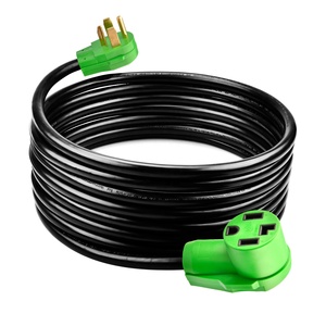 Kabel Ekstensi Pengering NEMA 14-30P ke 14-30R dengan Persetujuan ETL 50A 125/250V Tembaga/PVC 3m Tugas Berat - Product Image 1