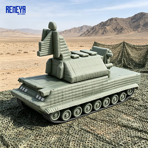 Décoy radar gonflable fiable et haute performance avec résistance aux UV et adhérence de revêtement pour grandes arènes extérieures - Product Image 1
