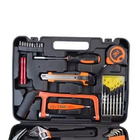 Kit d'outils à main professionnels pour la maison, 46 pièces, multifonctionnel, pour réparation domestique, ensemble d'outils de quincaillerie, étui de rangement portable, OEM, haute teneur en carbone