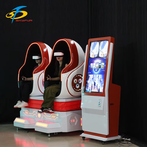 Machine de jeu de chaise d'oeuf de haute qualité 9D VR cinéma de réalité virtuelle d'intérieur 5D 2 places pour l'usage extérieur éducatif d'école à la maison - Product Image 3
