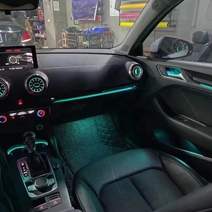 Accessori Interni Auto con Illuminazione Ambientale a <span class=keywords><strong>LED</strong></span> Compatibili con <span class=keywords><strong>Audi</strong></span> <span class=keywords><strong>A3</strong></span> S3 V8 2013-2019 - Product Image 1
