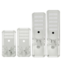 50W pabrik Cina harga grosir Outdoor semua dalam satu lampu jalan tenaga surya aluminium perumahan lampu jalan surya untuk jalan