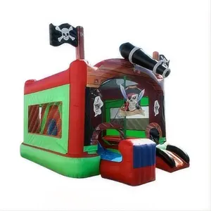 pirate inflatables commercial bouncing castle with inside slide