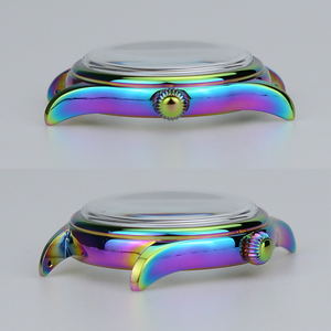 Vỏ đồng hồ đeo tay nữ bằng thép không gỉ 316L kiểu dáng đơn giản phổ biến, đường kính 38mm, phù hợp với mặt số 28.5mm, máy NH34/5/6/<span class=keywords><strong>8</strong></span>/70, kính bảo vệ. - Product Image 5