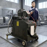 Machine de soudage laser refroidie par eau 4 en 1, facile à utiliser, système de contrôle intelligent SUP pour le soudage de plaques métalliques de plusieurs types