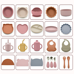 Gobelet à collation en silicone pour bébé avec ventouse, personnalisable avec logo, pour enfants et bébés - Product Image 5