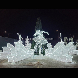 Lampu Motif besar Natal luar ruangan kustom untuk dekorasi Natal jalanan - Product Image 4